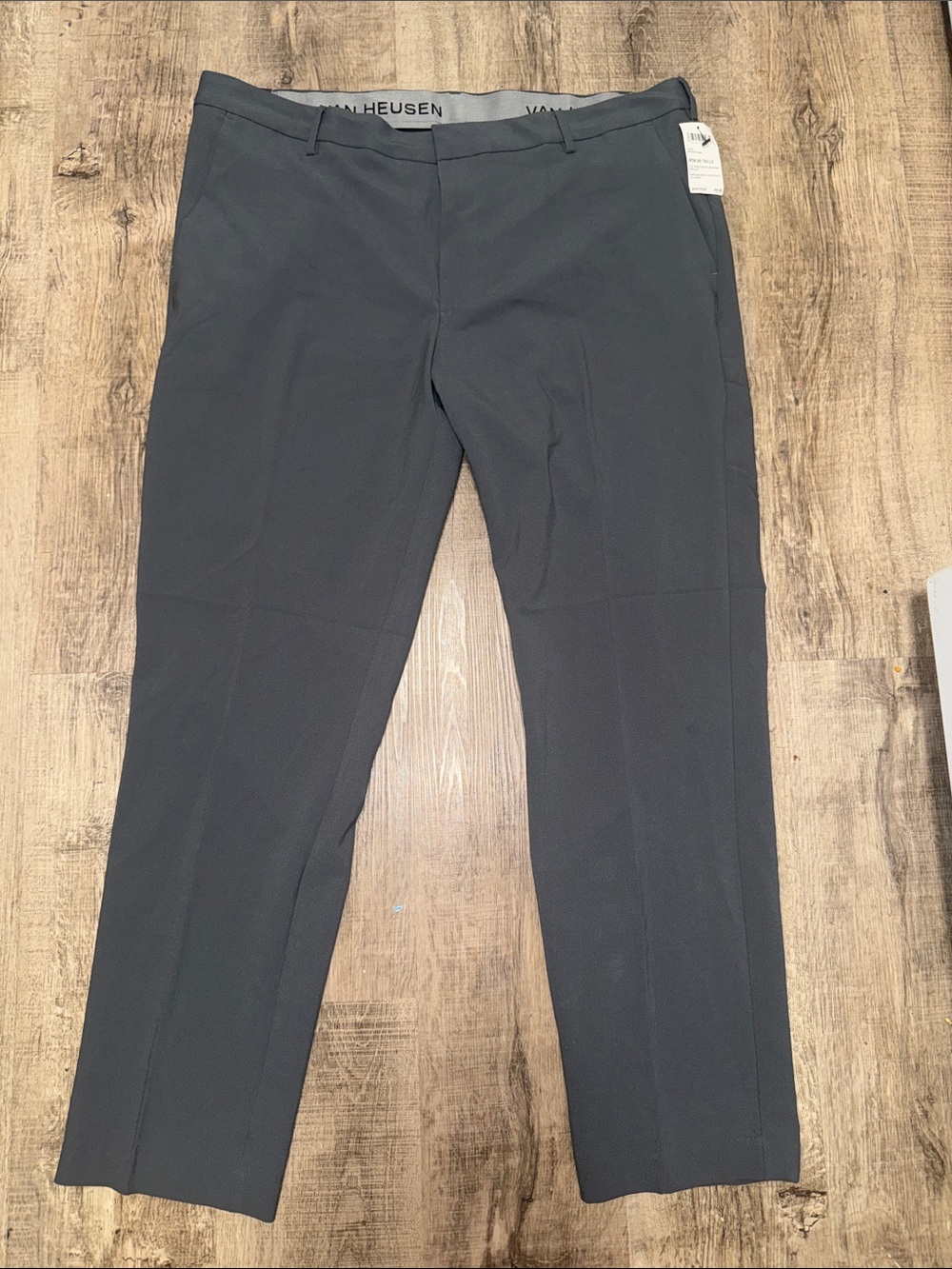 Van Heusen Men's Dress Pants in Dark Gray
